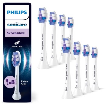 Philips Sonicare Sensitive HX6058/87 capete de schimb pentru periuta de dinti - imagine 2